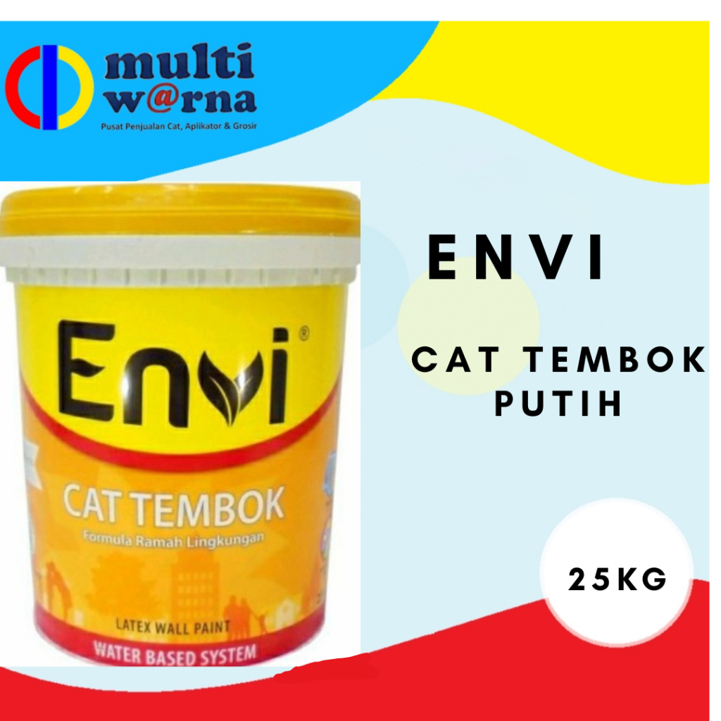 CAT TEMBOK ENVI 25KG/Cat Tembok Envi 25 kg / Cat Wangi