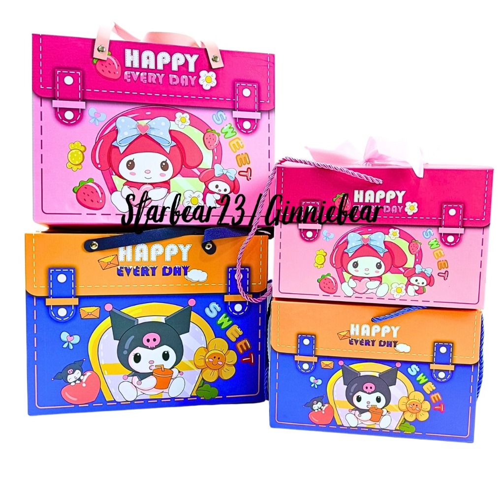 

Gift Box / Kotak Hadiah / Goodie Bag Motif Dino (Large)