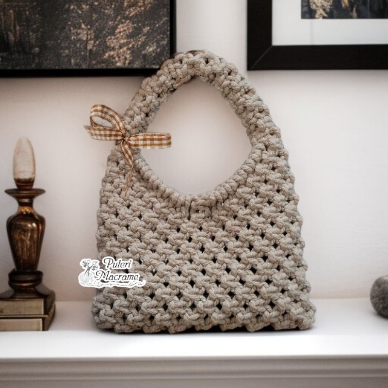 Macrame Chunky Bag, Tas Chunky Macrame