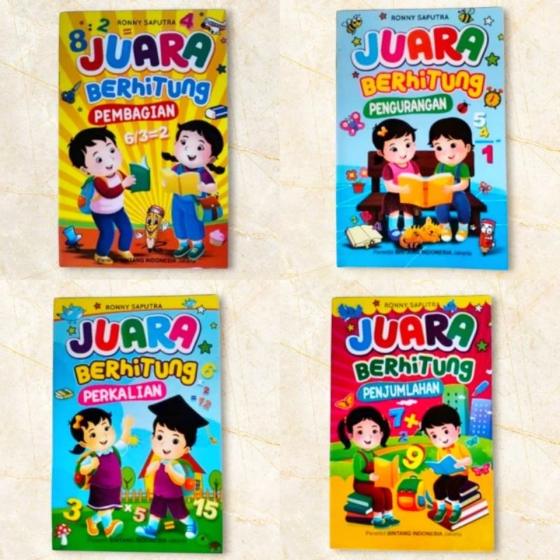 

Buku Tk Juara Berhitung/perkalian/pembagian/pengurangan/penambahan