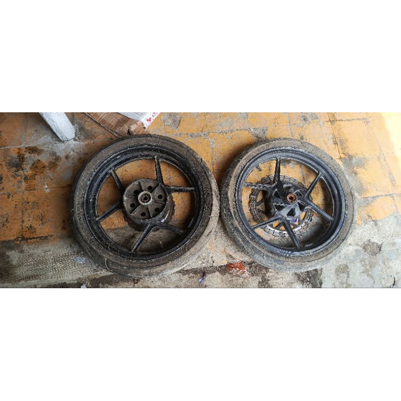 velg ninja 250R karbu