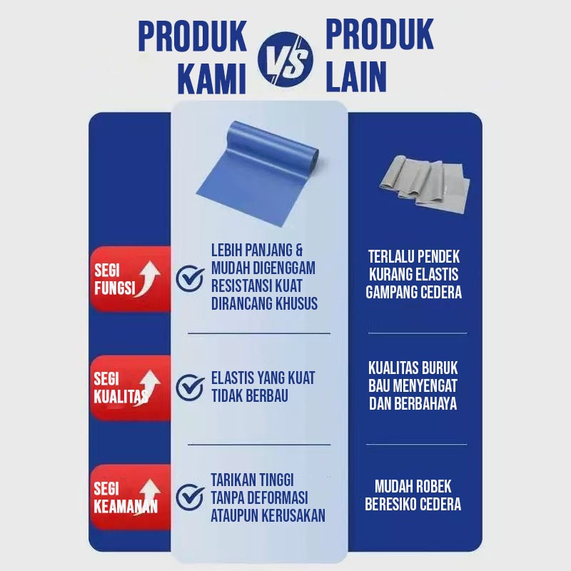 new product cuci gudang resistance band karet olahraga alat olahraga kaki & pantat bahan kuat &