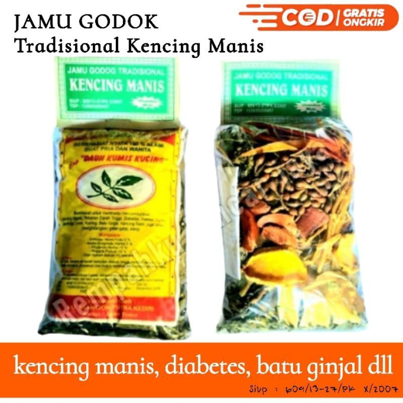 

Jamu Godog Tradisional Kencing Manis Herbal Alami