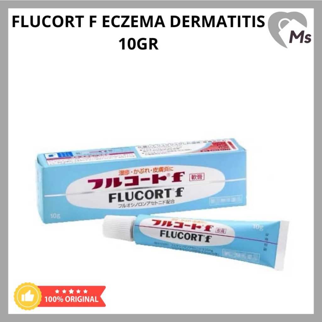Flucort F for eczema dermatitis - salep dermatitis gatal original Jepang