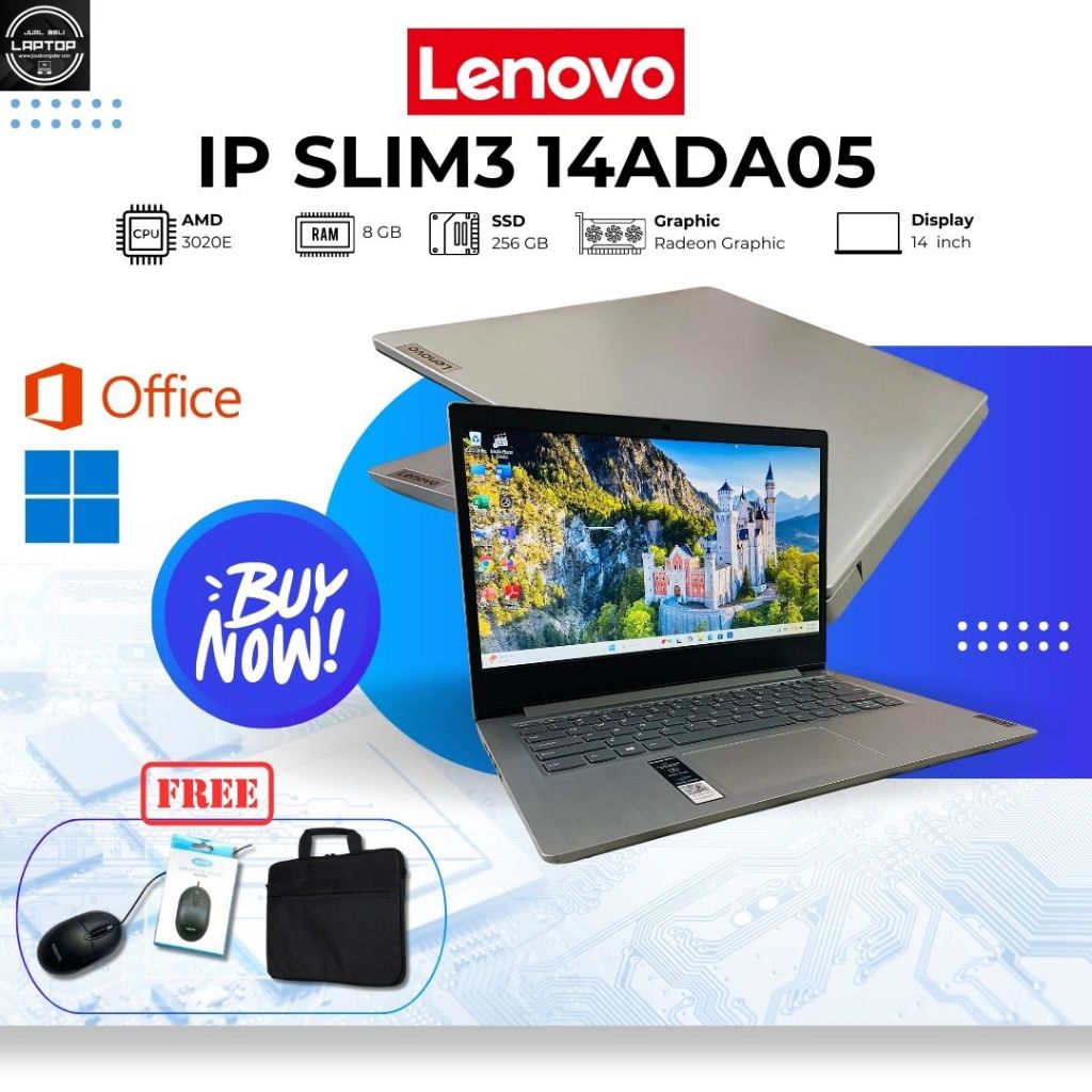 LAPTOP SECOND LENOVO IDEAPAD SLIM 3 14ADA05