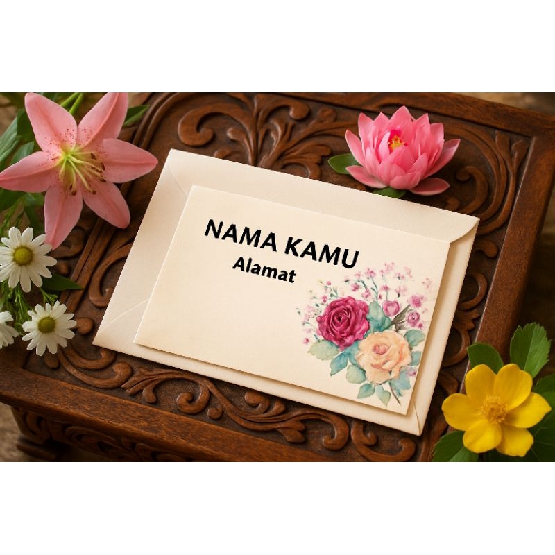 

25 pcs amplop custom kondangan