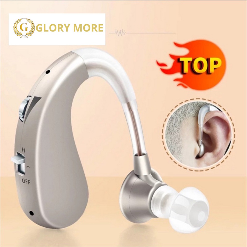GLORY MORE - Alat Pendengaran Telinga Alat Bantu Dengar Mini Digital