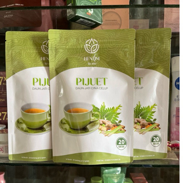 

3 pc PIJUETea Daun jati Cina celup by afni | Tea celup isi 20