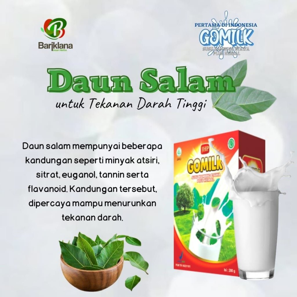 

GOMILK SUSU ETAWA UNTUK MENGATASI TEKANAN DARAH TINGGI
