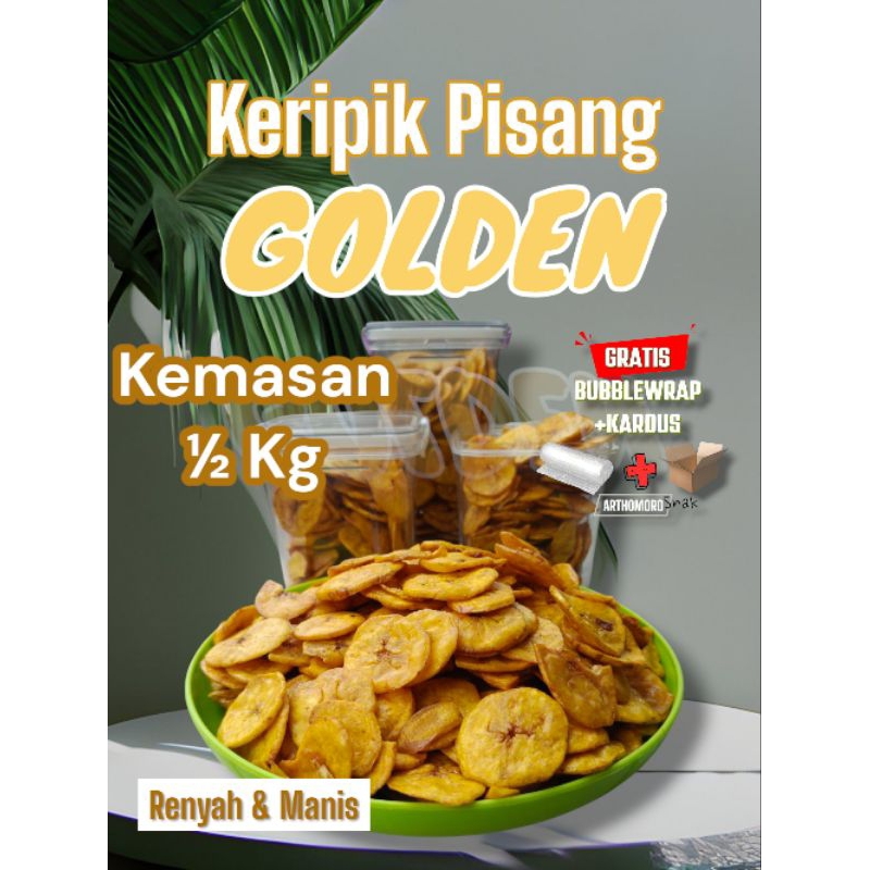 

Keripik Pisang Manis Bulat ½ Kg