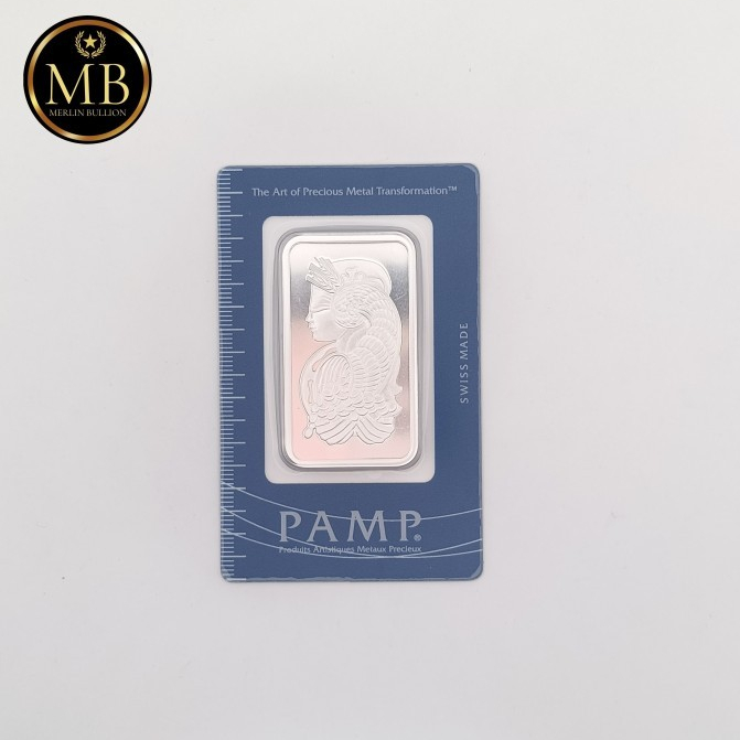 1 OZ PAMP SWISS BULLION SILVER BAR PERAK BATANG BERSERTIFIKAT