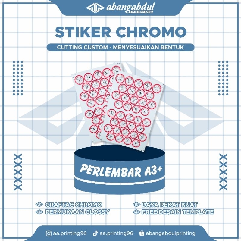 

CETAK STIKER CHROMO LABEL MAKANAN
