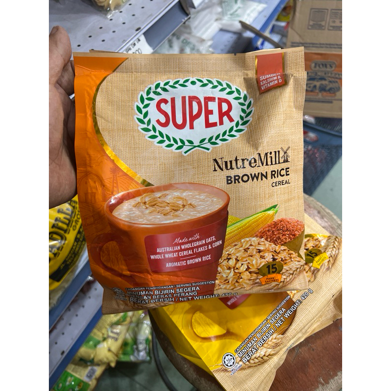 

super sereal brown rice dan less sugarexp12/2026