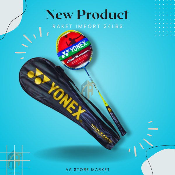 Raket Badminton YONEK ArcSaber 24LBS + Tas | Cocok untuk Pelajar & Pemula | Harga Murah