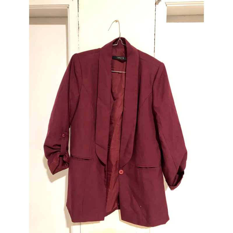 INVIO blazer maroon