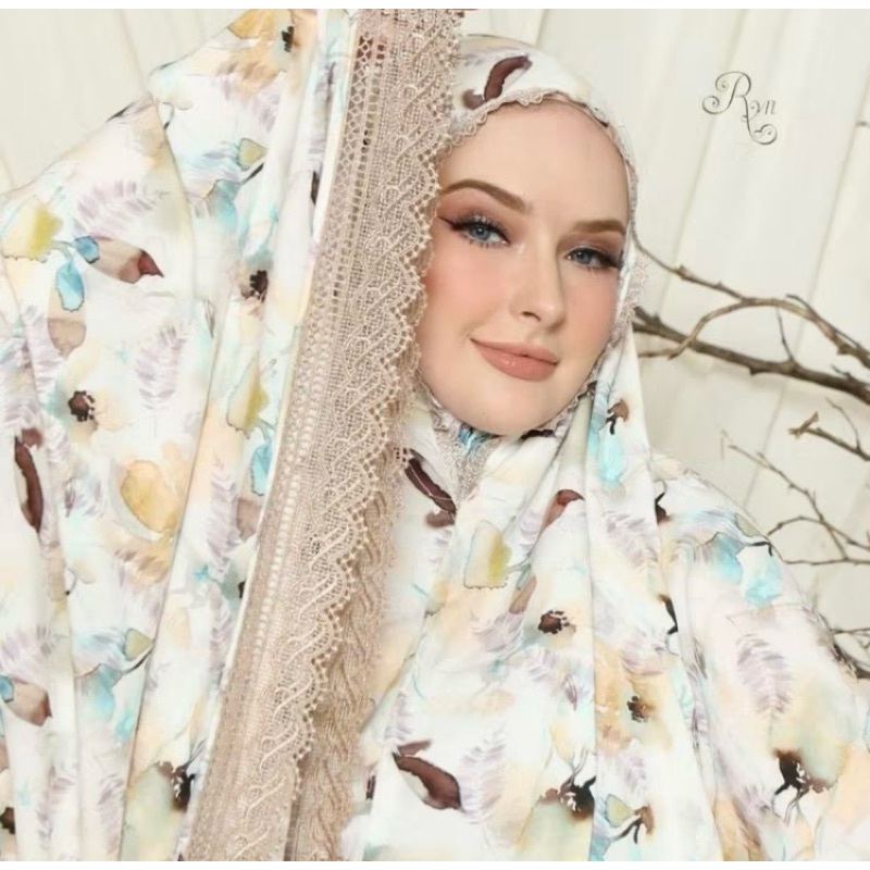 Mukena Rayyan Janetta | Mukena Rayyan Traveling Rayon Viscose Import Jumbo