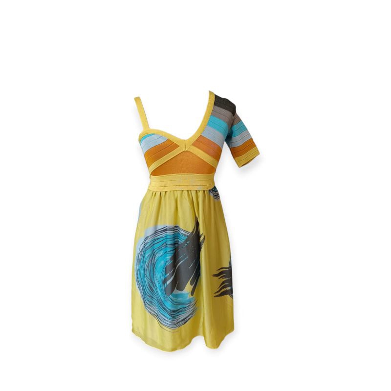 Missoni Yellow Multi Mini dress