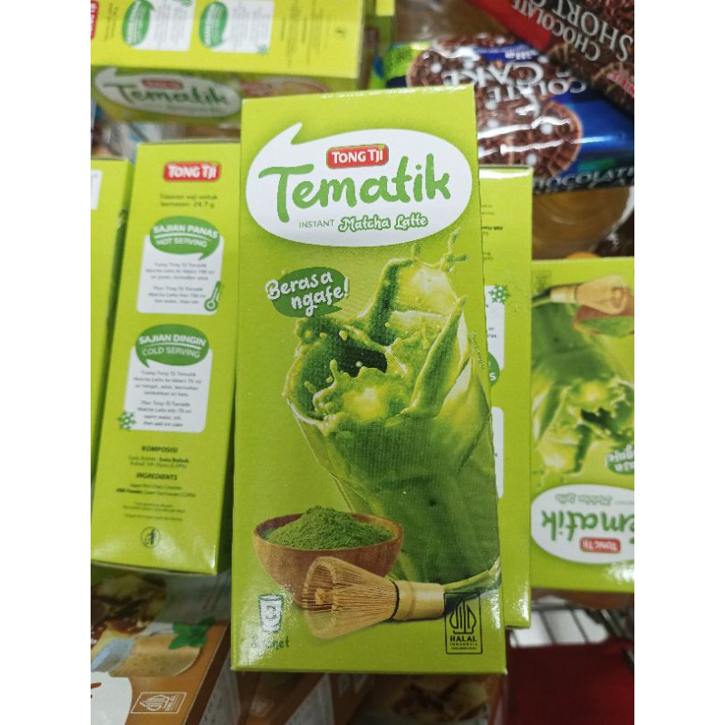 

Tong Tji Tematik Matcha Latte