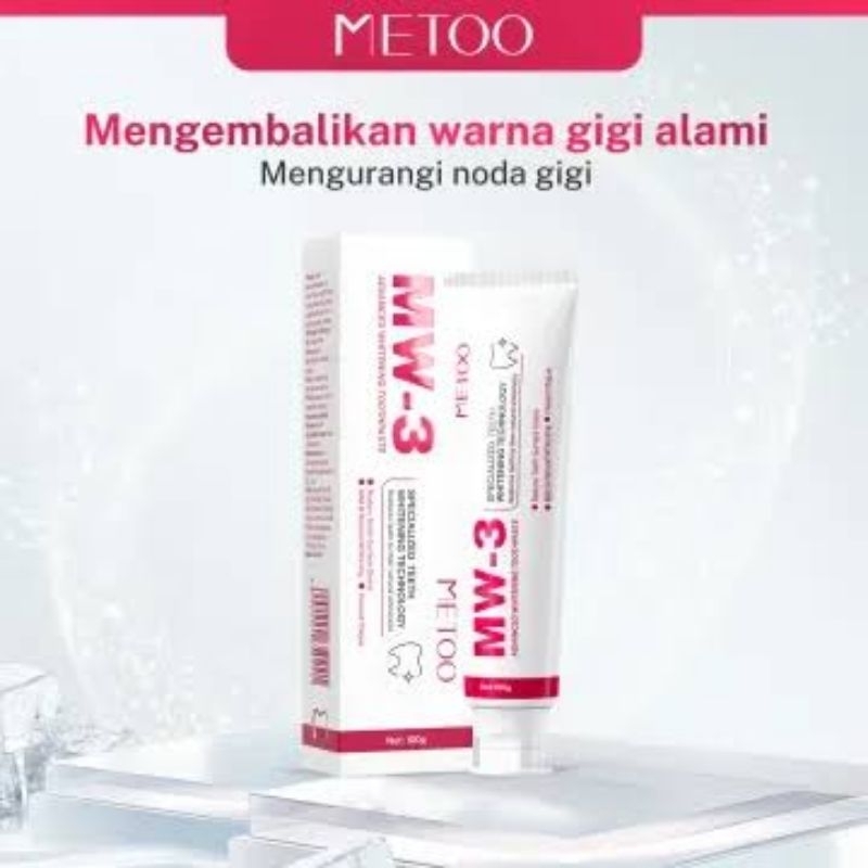 pasta gigi METOO ( pemutih gigi )
