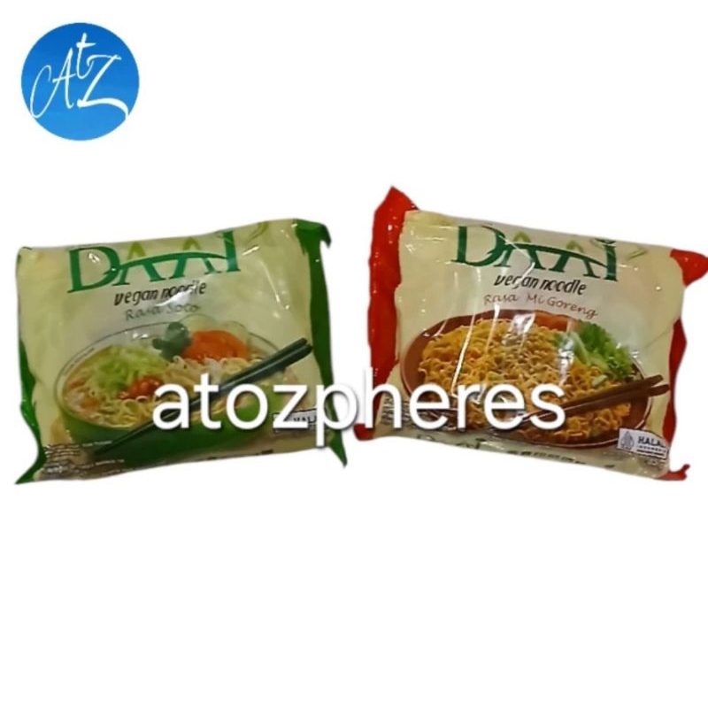 

Mie Instan Rasa Soto Mi Goreng halal MUI DAAI Vegan Noodle 85g