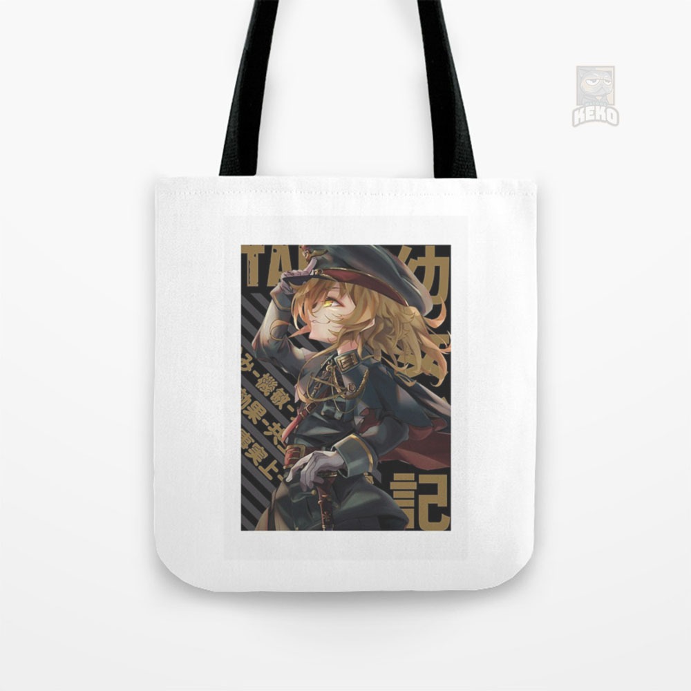 Tote Bag Kanvas Youjo Senki Urban Print Tanya Degurechaff 03