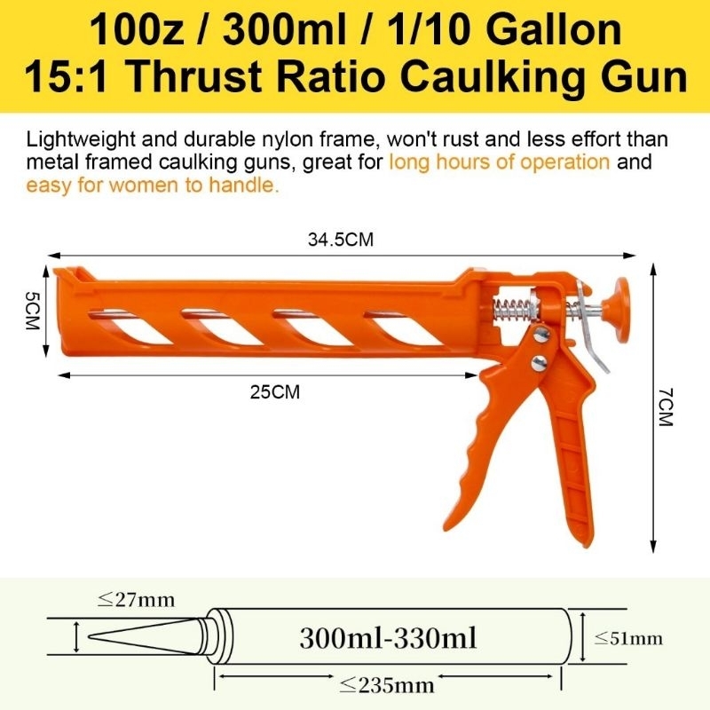 Tembakan Sealent Gun Sealent Lem Tembak