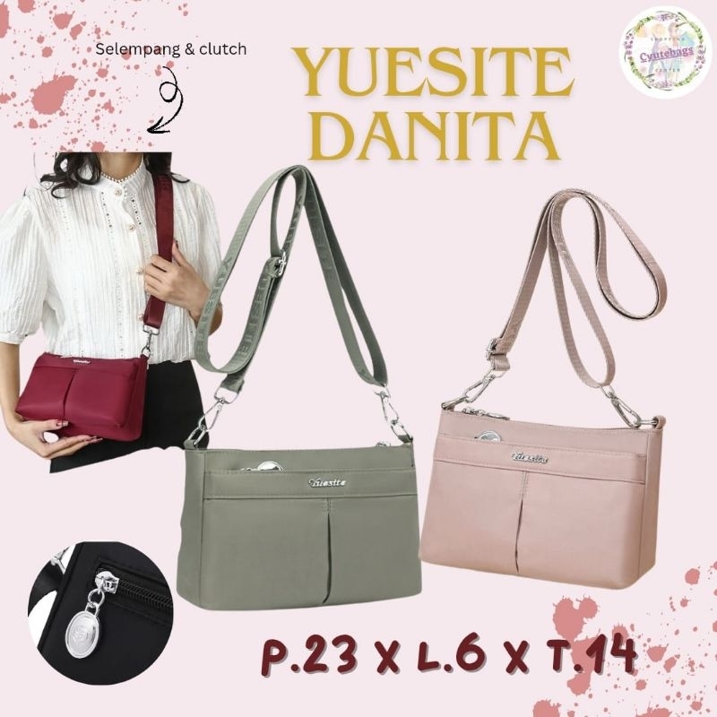 Yuesite Danita Tas Selempang Wanita Import Clutch cantik Slempang cewek
