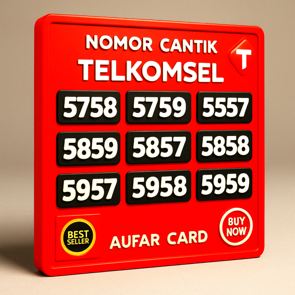 Nomor Cantik Telkomsel Simpati Kartu As 5858 5757 5959 5758 5759 5958 5857 5958 5859