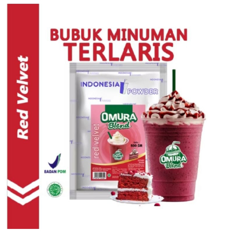 

Omura red velvet/minuman bubuk/minuman boba