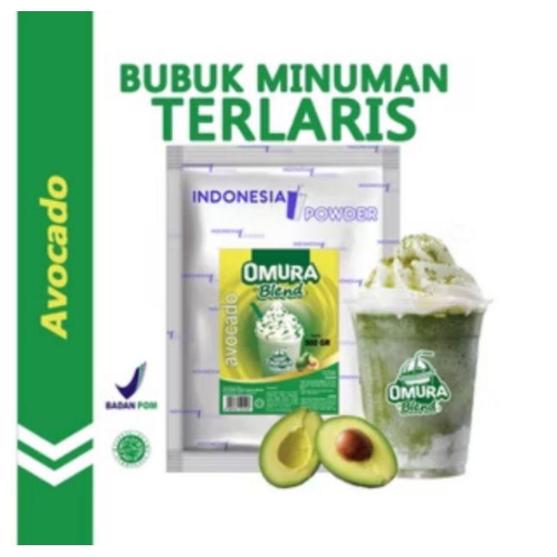 

omura avocado/minuman bubuk/minuman boba