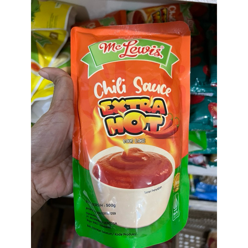 

Mc Lewis Extra hot 500 gram