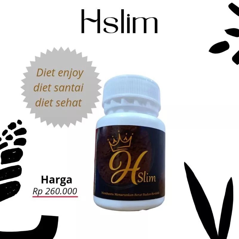 HS/Hslim Obat Pelangsing Herbal Aman Tanpa Efek Samping