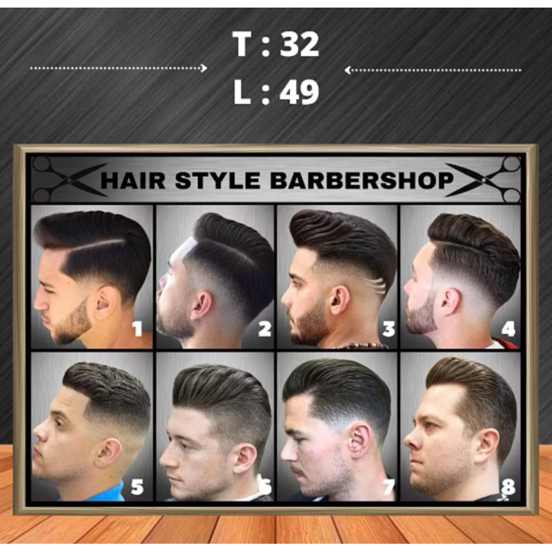 Poster Model Rambut Pria