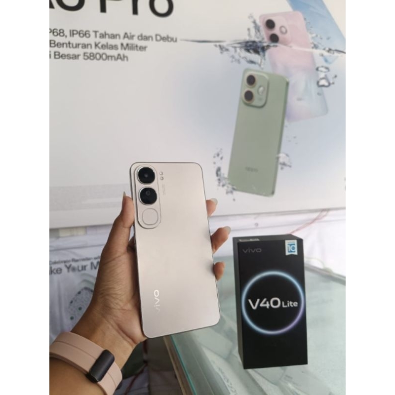 Hp seken Vivo V40 Lite 8/128 5000mAh 80W Garansi on