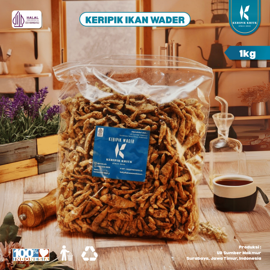 

KERIPIK IKAN WADER KRIUK 1 Kg