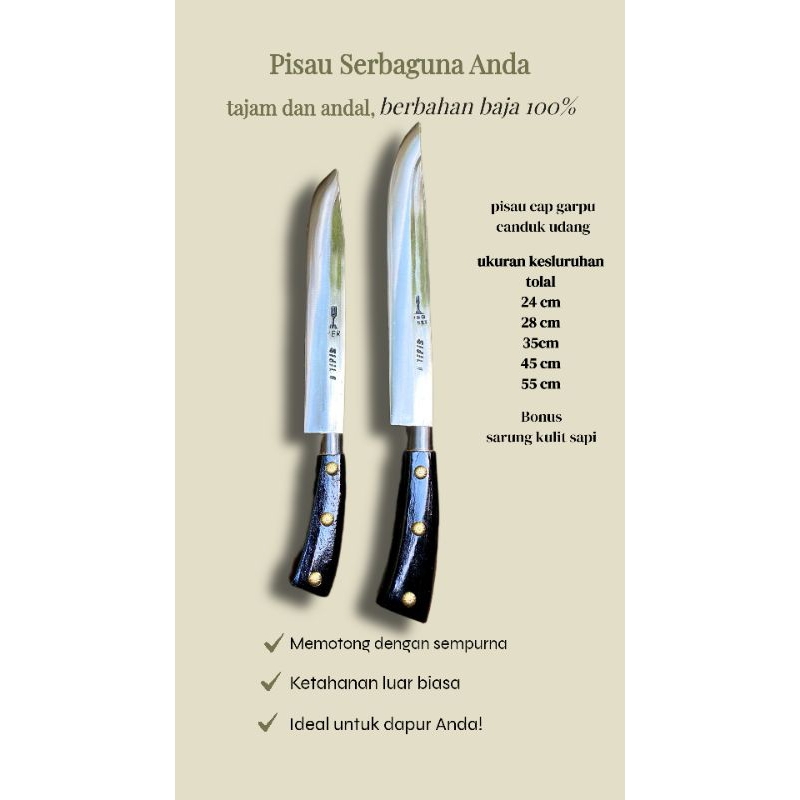 PISAU SESET DAGING CAP GARPU PALEMBANG