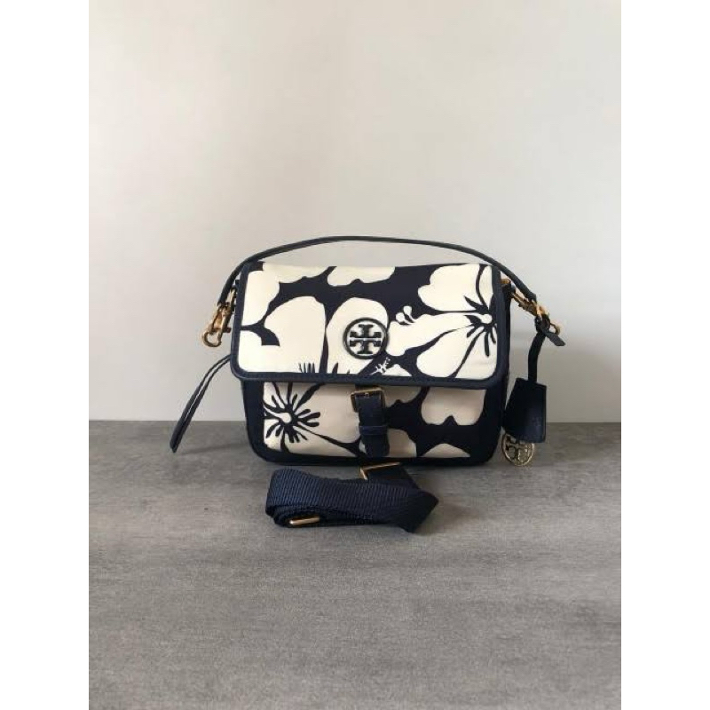 Tas sling wanita TB perry blue flower