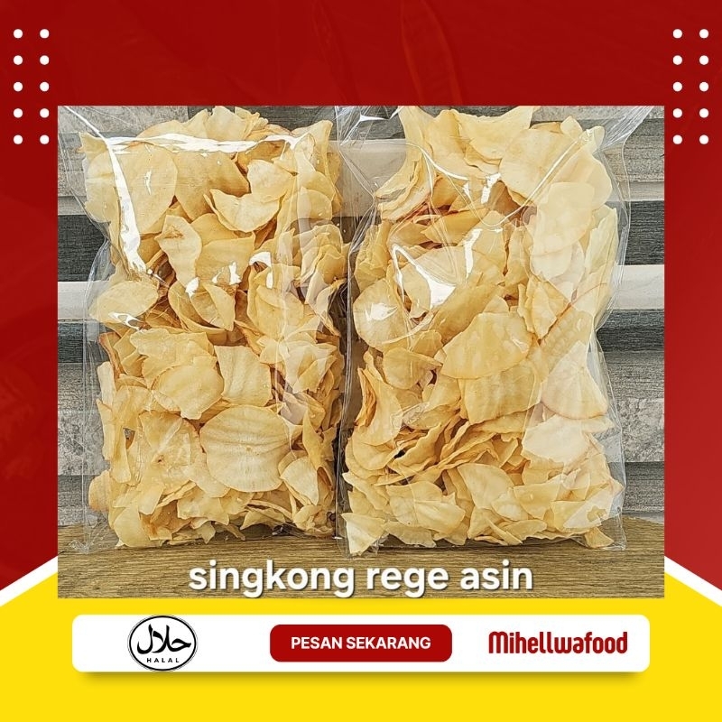

Keripik singkong rege asin 250 gram
