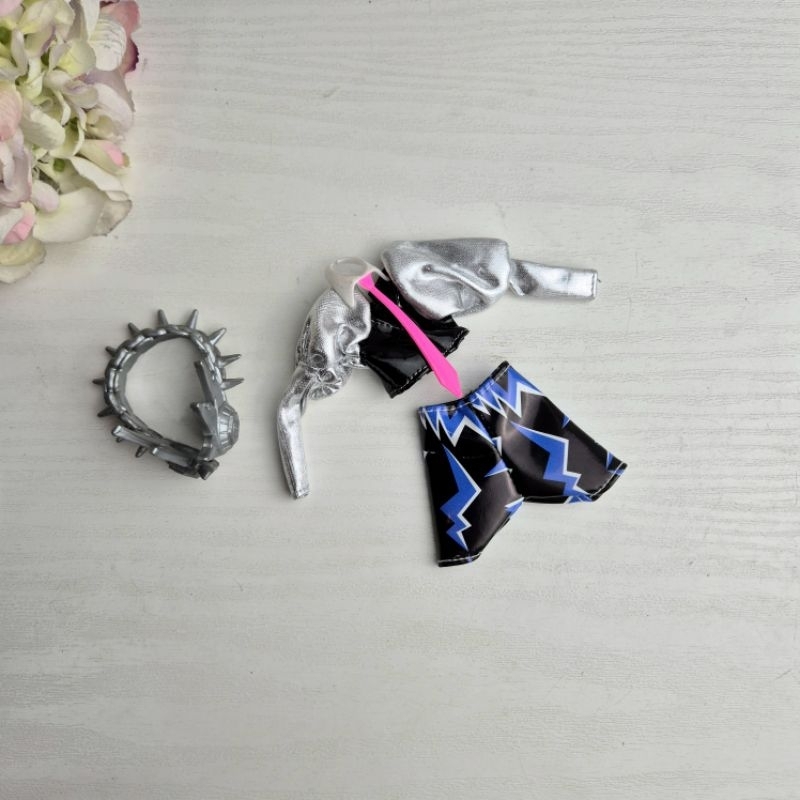 Baju Monster High / Mh Frankie rockstar set