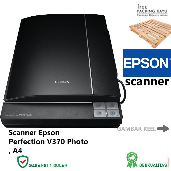Scanner Epson Perfection V370 Photo Fungsi Normal support windows 11 -  scanner - scanner epson