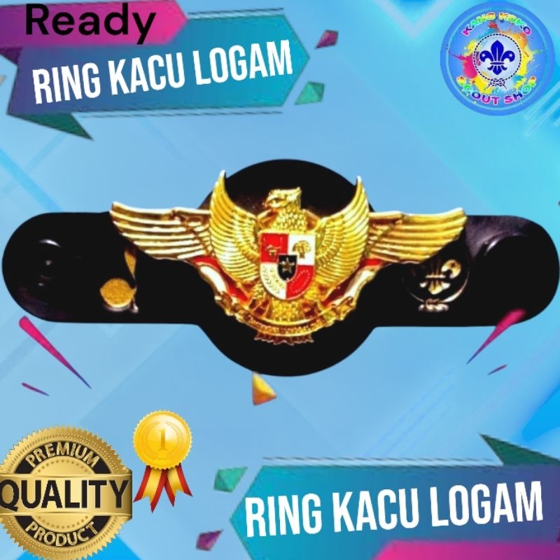 

ring kacu logam pramuka garuda