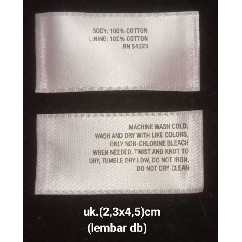 

label merek brand merek label (care misc) label tag pakaian