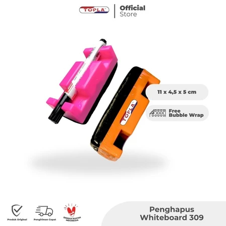 

PENGHAPUS PAPAN TULIS WHITEBOARD TOPLA / WHITEBOARD CLEANER