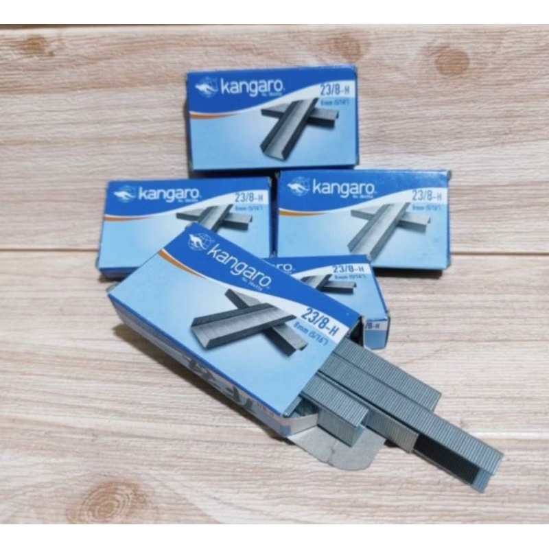 

Refill Isi Stapler Staples Kangaro Isi Hekter 23/8 Mm 5/16 Isi Stapler Jilid Buku