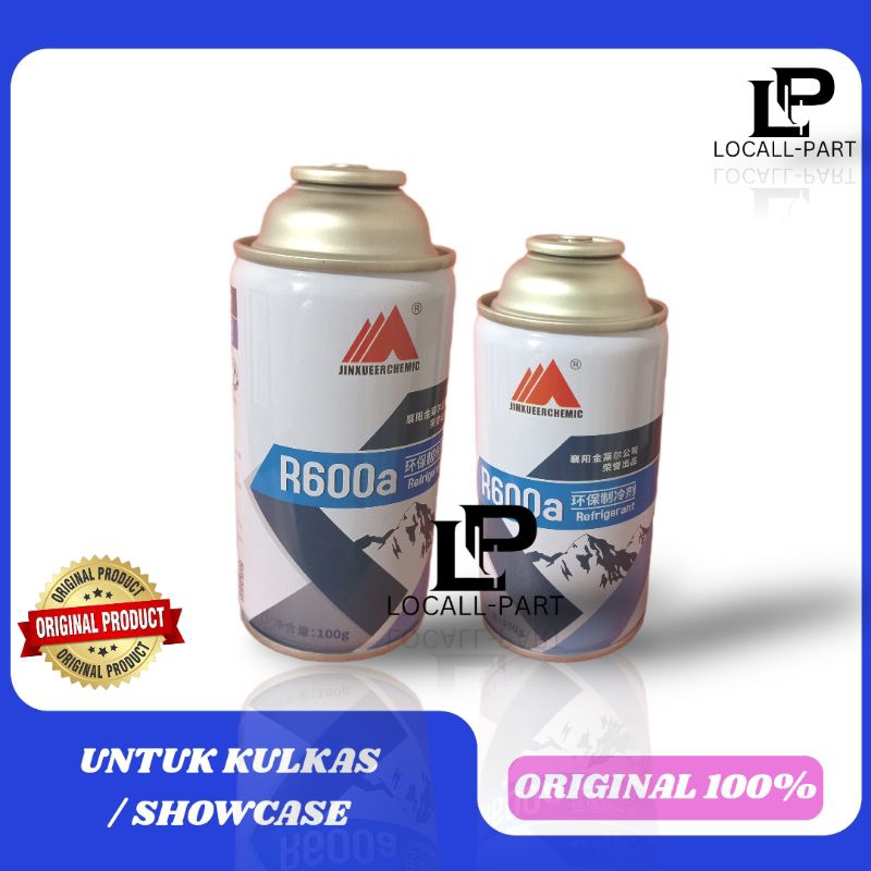 FREON KALENG R600a , REFRIGERANT FREON KULKAS / SHOWCASE