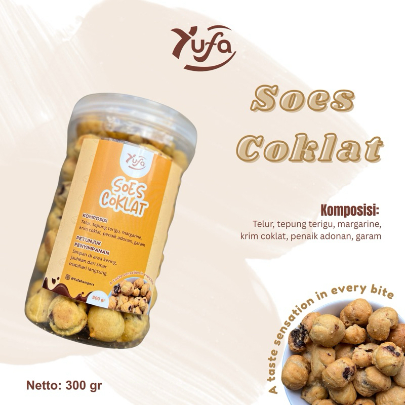

Soes Coklat Cemilan Manis Gurih Chocolate Soes