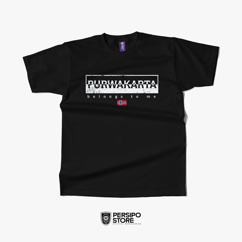 Purwakarta Belongs To Me Black T Shirt