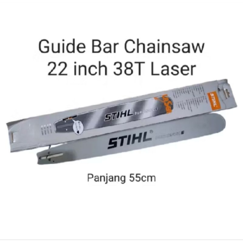 Bar chainsaw STIHL 22" 38T / 55 cm Bar senso stihl 22 inch bar sinso 22 inch STIHL ORIGINAL