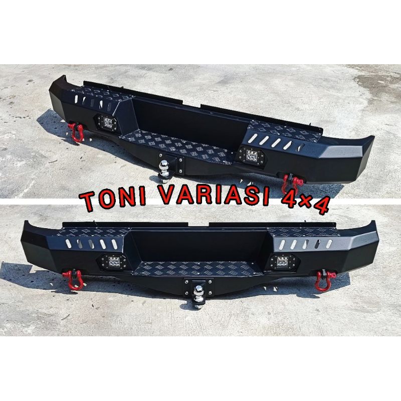 Bemper Bumper Belakang Hilux Navara FordRanger Triton D-Max Model Option-X