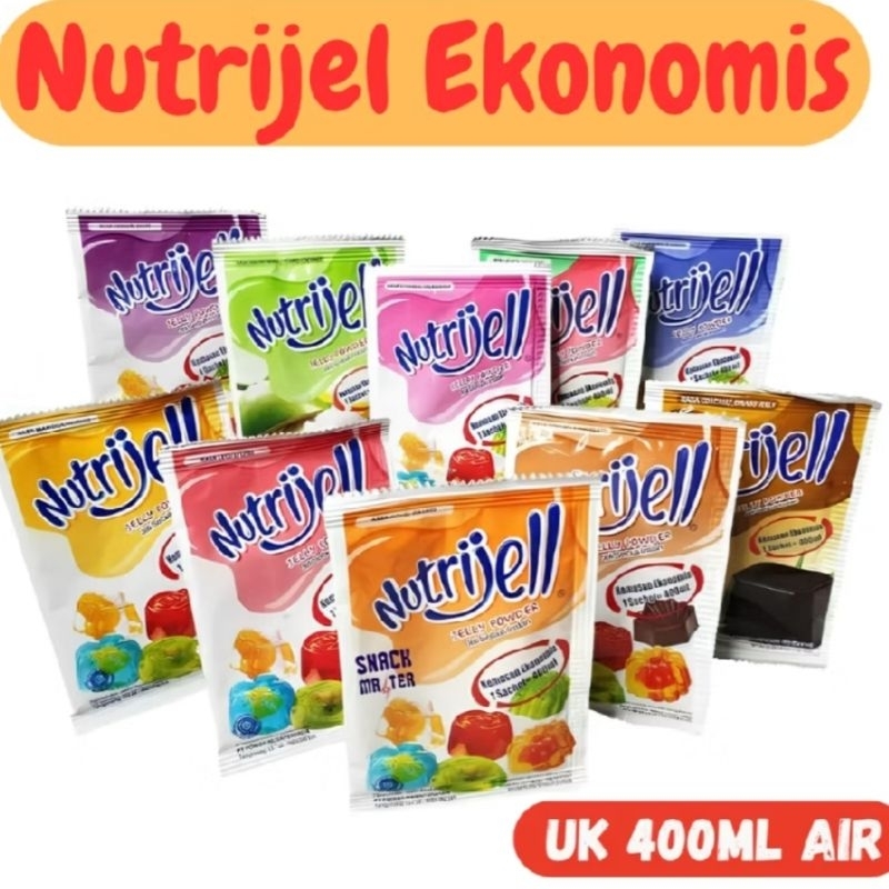 

Nutrijell Jelly Agar-Agar 10 gr || Bubuk Agar Jelly - Jelly Powder - Nutrijel Ekonomis